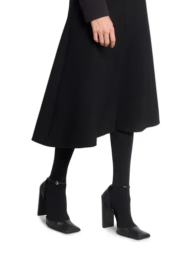 Alaïa Women's D'orsay 90MM Leather Pumps - Noir - Size 12 | Thumbnail 2