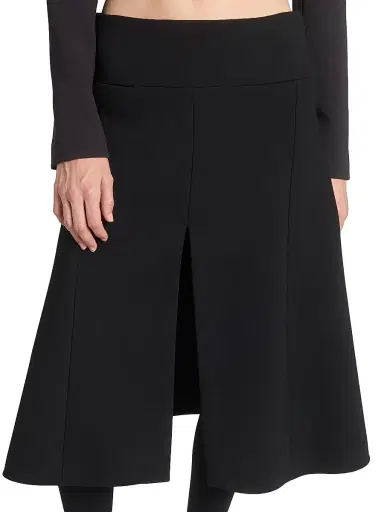 Alaïa Women's Wool-Blend Slit Midi-Skirt - Noir - Size 10 | Thumbnail 6 Alaïa Women's Wool-Blend Slit Midi-Skirt - Noir - Size 10 | Thumbnail 6