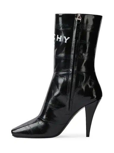 Givenchy Women's Sliced Square Tape Ankle Boots in Leather - Black - Size 10 | Thumbnail 3 Givenchy Women's Sliced Square Tape Ankle Boots in Leather - Black - Size 10 | Thumbnail 3