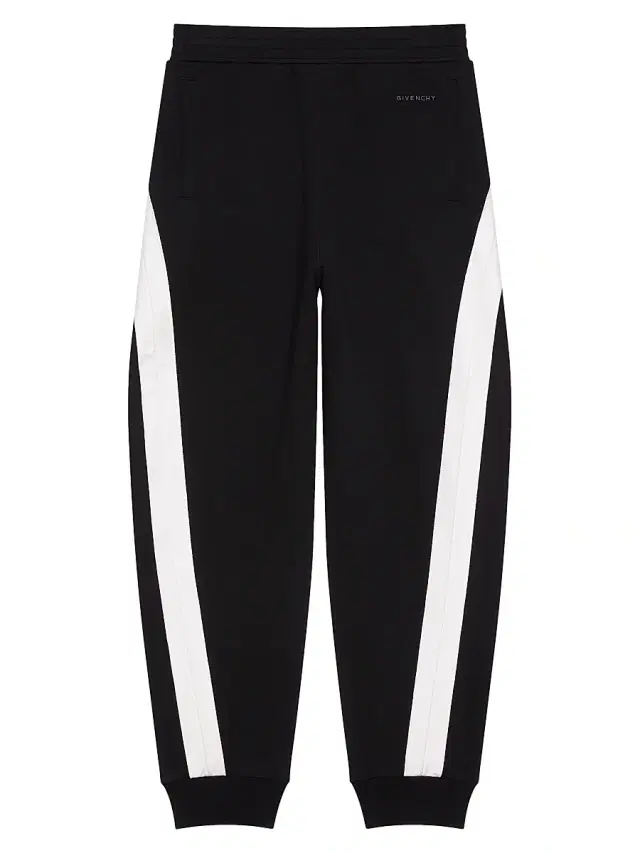 Men's Jogger Pants in Scuba with Satin Seams - Black