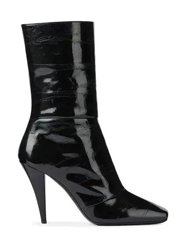 Givenchy Women's Sliced Square Ankle Boots in Shiny Leather - Black | Thumbnail 1 Givenchy Women's Sliced Square Ankle Boots in Shiny Leather - Black | Thumbnail 1