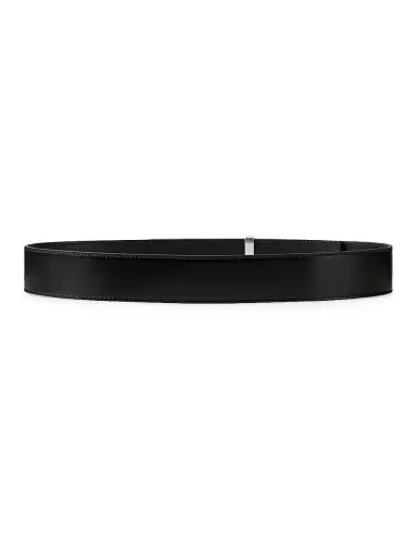 Givenchy Women's Label Belt in Box Leather - Black - Size 36 | Thumbnail 2