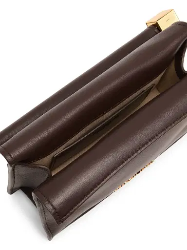 Jacquemus Women's La Petite Pochette Leather Clutch - Dark Brown | Thumbnail 4 Jacquemus Women's La Petite Pochette Leather Clutch - Dark Brown | Thumbnail 4