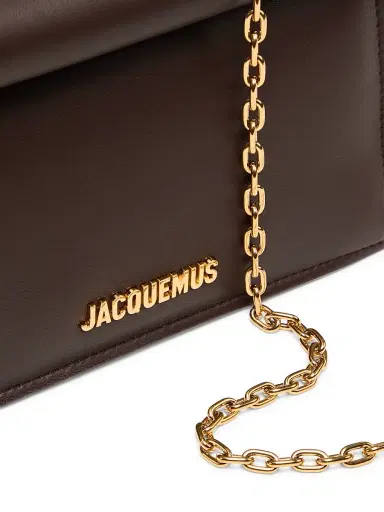 Jacquemus Women's La Petite Pochette Leather Clutch - Dark Brown | Thumbnail 6 Jacquemus Women's La Petite Pochette Leather Clutch - Dark Brown | Thumbnail 6