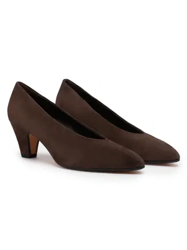 BALLY Women's Aline 55MM Suede Pumps - Ebano - Size 10.5 | Thumbnail 2 BALLY Women's Aline 55MM Suede Pumps - Ebano - Size 10.5 | Thumbnail 2