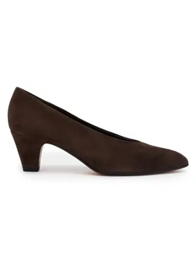 BALLY Women's Aline 55MM Suede Pumps - Ebano - Size 10.5 | Thumbnail 1 BALLY Women's Aline 55MM Suede Pumps - Ebano - Size 10.5 | Thumbnail 1