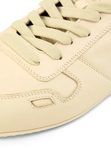 Rick Owens Women's Minimal Leather Low-Top Sneakers - Milk Black - Size 10.5 | Thumbnail 5