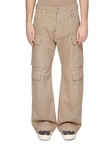 DRKSHDW by Rick Owens Men's Double Cargo Jeans - Dirty Pearl - Size 34 | Thumbnail 1 DRKSHDW by Rick Owens Men's Double Cargo Jeans - Dirty Pearl - Size 34 | Thumbnail 1