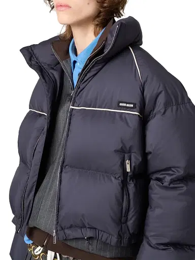 Miu Miu Women's Technical Ponge Down Jacket | Thumbnail 5 Miu Miu Women's Technical Ponge Down Jacket | Thumbnail 5
