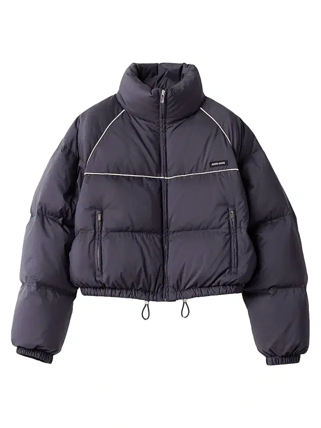 Miu Miu Women's Technical Ponge Down Jacket - Blue