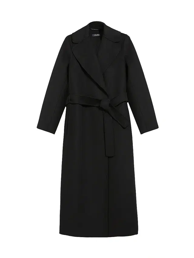 Max Mara Women's Poldo Wool Belted Wrap Coat - Black