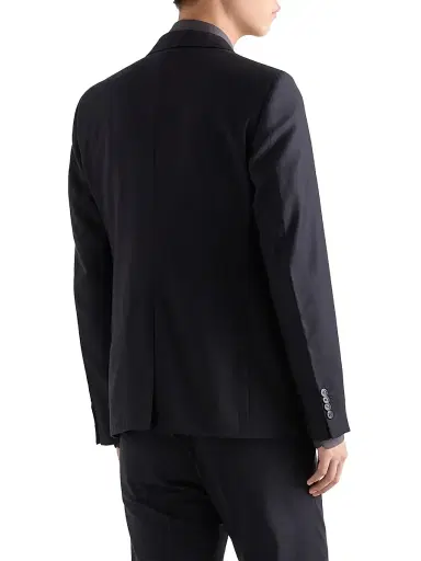 Prada Men's Single-Breasted Cashmere and Wool Suit - Blue - Size 36 | Thumbnail 3
