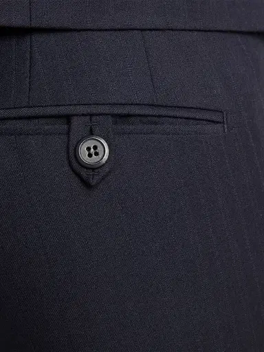 Prada Men's Single-Breasted Cashmere and Wool Suit - Blue - Size 36 | Thumbnail 5