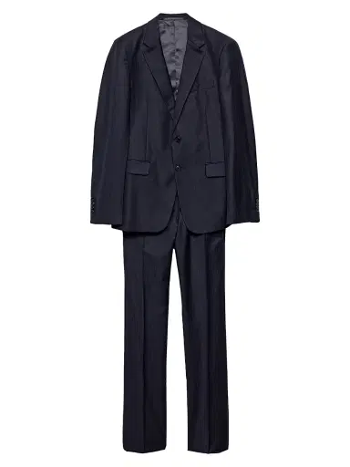 Prada Men's Single-Breasted Cashmere and Wool Suit - Blue - Size 36 | Thumbnail 1