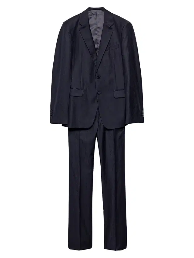 Prada Men's Single-Breasted Cashmere and Wool Suit - Blue