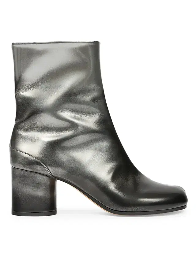 Maison Margiela Women's Tabi 60MM Metallic Leather Ankle Boots