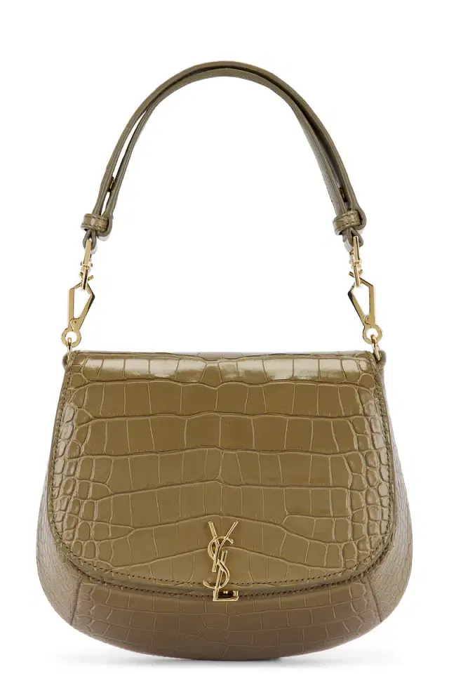 Saint Laurent Top Handle Crocodile Bag