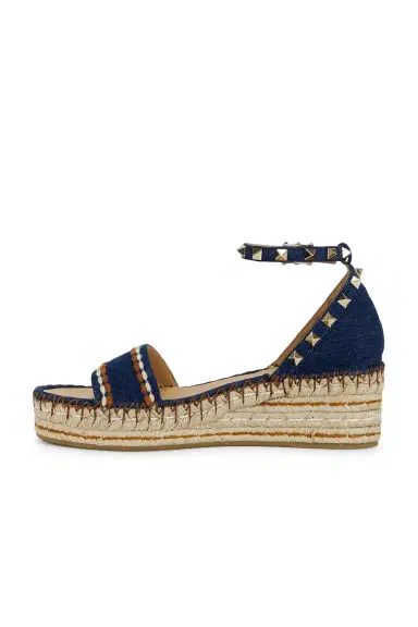 Valentino Garavani Rockstud Torchon Flatform Espadrilla Sandal | Thumbnail 5