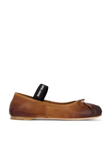 Miu Miu Ballerina Flat | Thumbnail 1