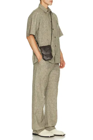 Bottega Veneta Intrec Sand Calf Pouch | Thumbnail 2 Bottega Veneta Intrec Sand Calf Pouch | Thumbnail 2