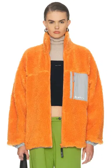Sandy Liang Rain Fleece Jacket | Thumbnail 2