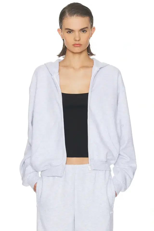 SKIMS Cotton Fleece Classic Zip-Up Hoodie
