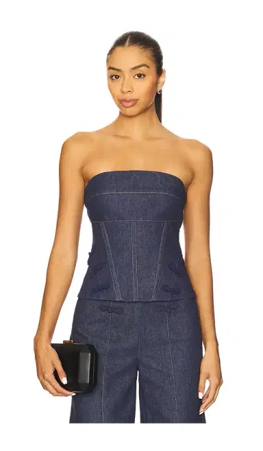 SAU LEE Brooklyn Corset Top | Thumbnail 1