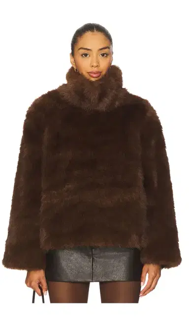 Bardot Renata Faux Fur Jumper | Thumbnail 1