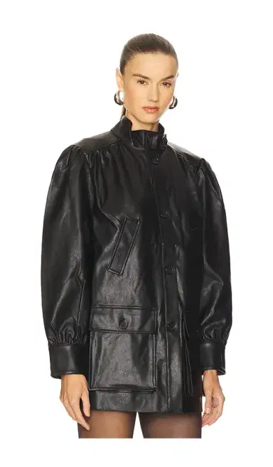 Bardot Clements Faux Leather Jacket | Thumbnail 2 Bardot Clements Faux Leather Jacket | Thumbnail 2