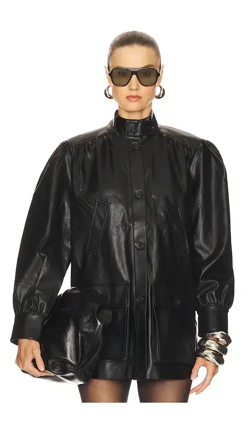 Bardot Clements Faux Leather Jacket