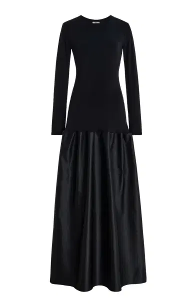 FFORME Catrin Flared Satin Dress | Thumbnail 1