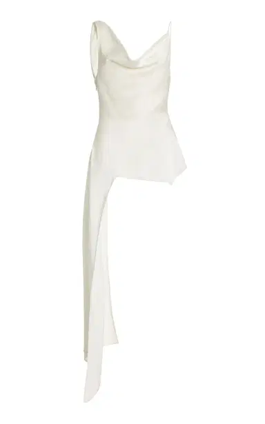 SIMKHAI Ronnie Asymmetric Satin Top | Thumbnail 1