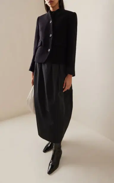 House of Dagmar Curved Wool-Blend Jacket | Thumbnail 2
