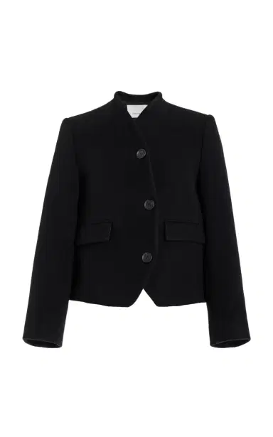 House of Dagmar Curved Wool-Blend Jacket | Thumbnail 1
