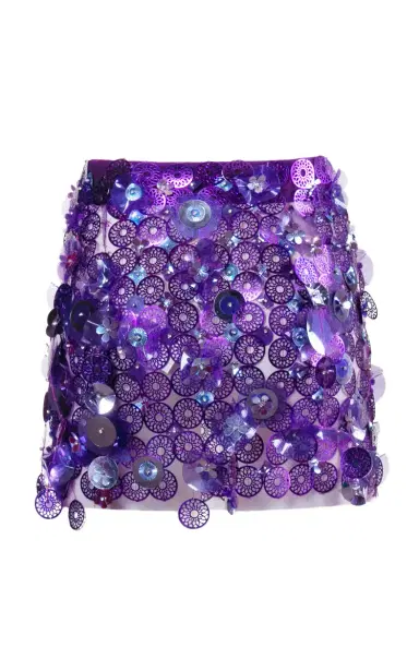 DES_PHEMMES Embroidered Mini Skirt | Thumbnail 9