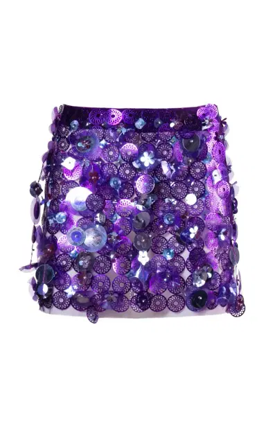 DES_PHEMMES Embroidered Mini Skirt | Thumbnail 1