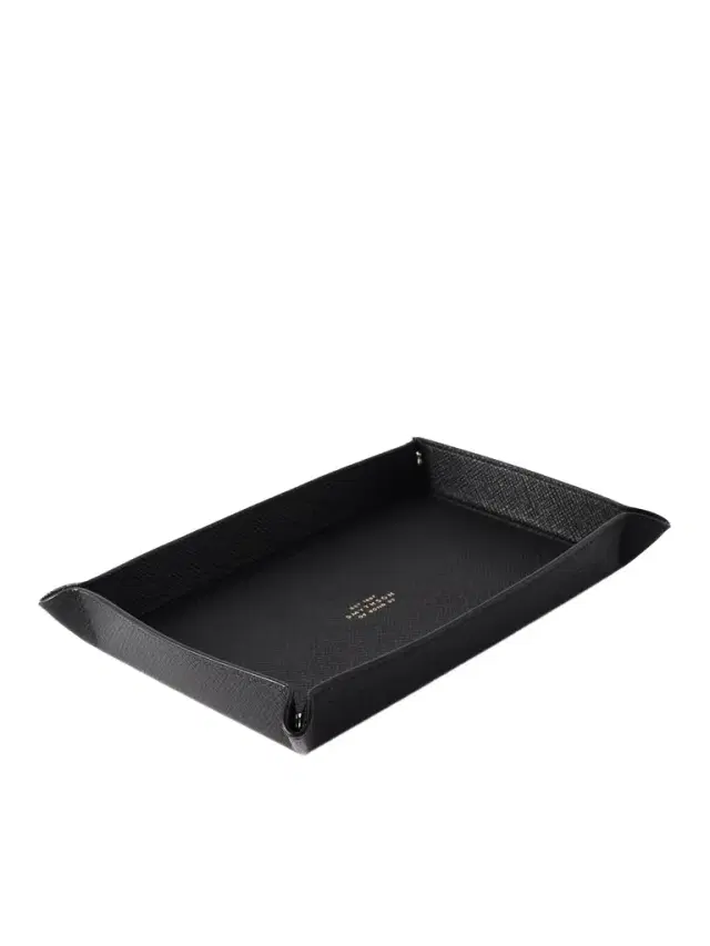 Smythson Small Panama Cross-Grain Leather Trinket Tray - Men