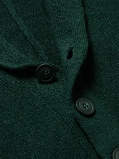 John Smedley Rockford Shawl-Collar Recycled-Cashmere and Merino Wool-Blend Cardigan - Men | Thumbnail 4