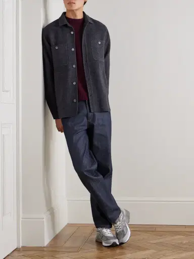 John Smedley Norfolk Recycled-Cashmere and Merino Wool-Blend Sweater - Men | Thumbnail 2