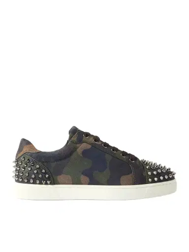 Christian Louboutin Seavaste 2 Studded Camouflage-Print Canvas Sneakers - Men | Thumbnail 1 Christian Louboutin Seavaste 2 Studded Camouflage-Print Canvas Sneakers - Men | Thumbnail 1