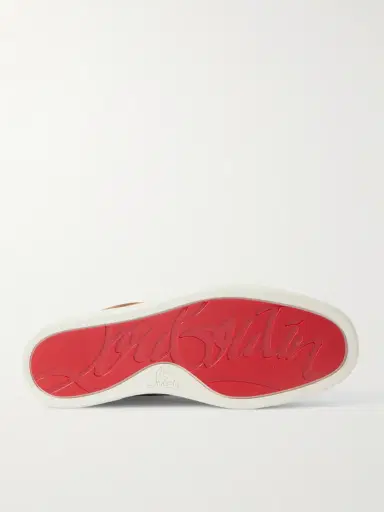 Christian Louboutin St Louis Suede Slip-On Sneakers - Men | Thumbnail 3 Christian Louboutin St Louis Suede Slip-On Sneakers - Men | Thumbnail 3