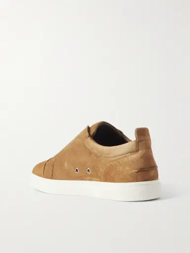 Christian Louboutin St Louis Suede Slip-On Sneakers - Men | Thumbnail 4 Christian Louboutin St Louis Suede Slip-On Sneakers - Men | Thumbnail 4