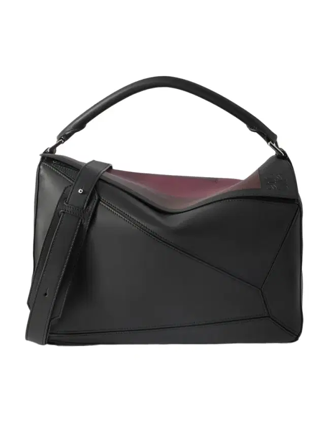Albers Puzzle Edge Large Logo-Debossed Leather Messenger Bag - Men