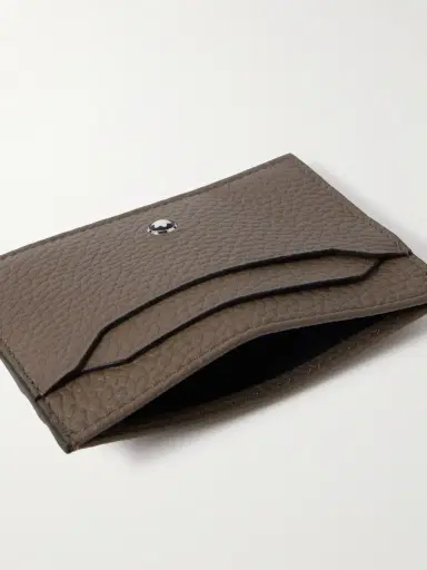 Montblanc Full-Grain Leather Cardholder - Men | Thumbnail 4 Montblanc Full-Grain Leather Cardholder - Men | Thumbnail 4