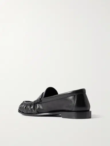 Saint Laurent Le Loafer Monogram Logo-Appliquéd Leather Penny Loafers - Men | Thumbnail 4 Saint Laurent Le Loafer Monogram Logo-Appliquéd Leather Penny Loafers - Men | Thumbnail 4