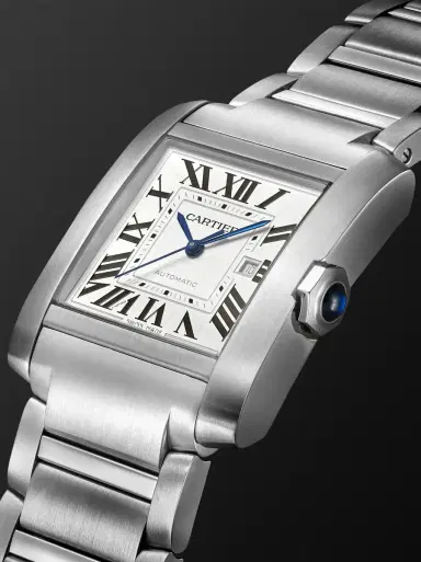 Cartier Tank Française Automatic Stainless Steel Watch, Ref. WSTA0067 - Men | Thumbnail 3 Cartier Tank Française Automatic Stainless Steel Watch, Ref. WSTA0067 - Men | Thumbnail 3