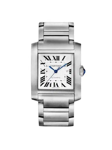 Cartier Tank Française Automatic Stainless Steel Watch, Ref. WSTA0067 - Men | Thumbnail 1 Cartier Tank Française Automatic Stainless Steel Watch, Ref. WSTA0067 - Men | Thumbnail 1