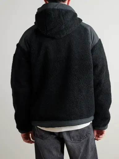 Canada Goose Alberni Reversible Ripstop and Wool-Blend Fleece Hooded Bomber Jacket - Men | Thumbnail 4