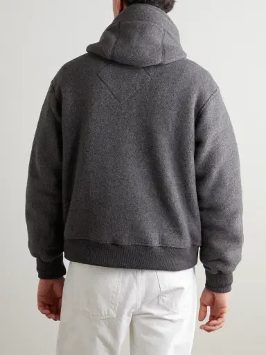 Canada Goose Chilliwack Wool-Blend Fleece Hooded Bomber Jacket - Men | Thumbnail 4