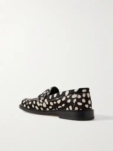 Vinny's Yardee Printed Calf Hair Penny Loafers - Men | Thumbnail 4 Vinny's Yardee Printed Calf Hair Penny Loafers - Men | Thumbnail 4